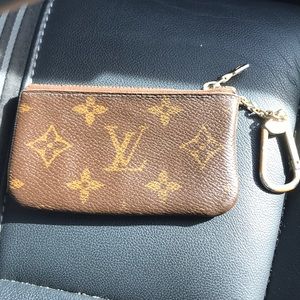 Louise Vuitton monogram key pouch